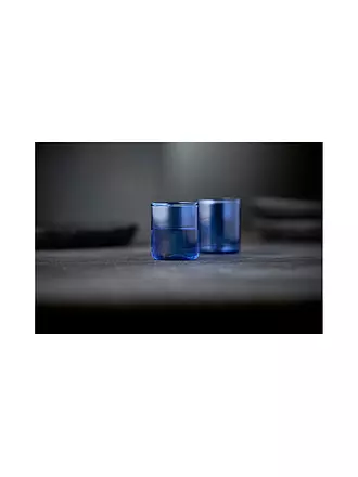 LYNGBY GLAS | Schnapsglas 2er Set TORINO 6cl Blau | 